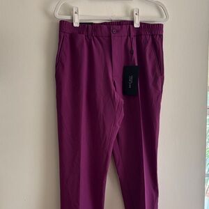 Men's Micro Stretch Jogger Pants - Deep Plum